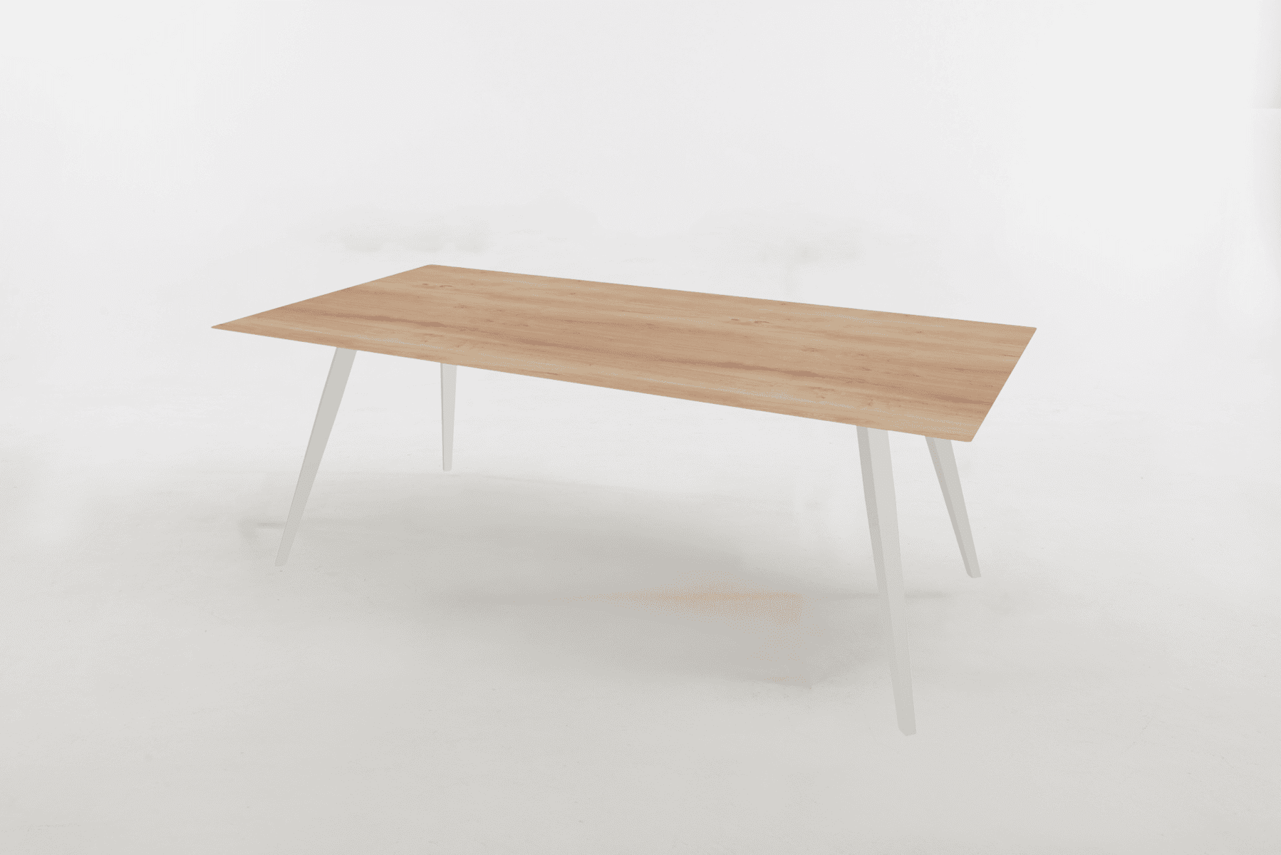 eettafel hermana rechthoekig eiken bianco